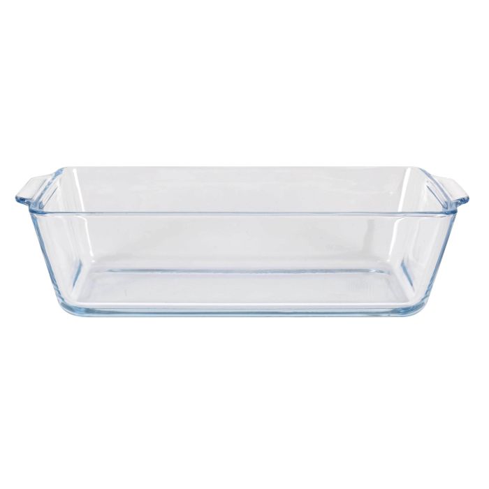 Fuente de vidrio rectangular Quttin 23x10 cm 825 cc (6 Unidades) 1