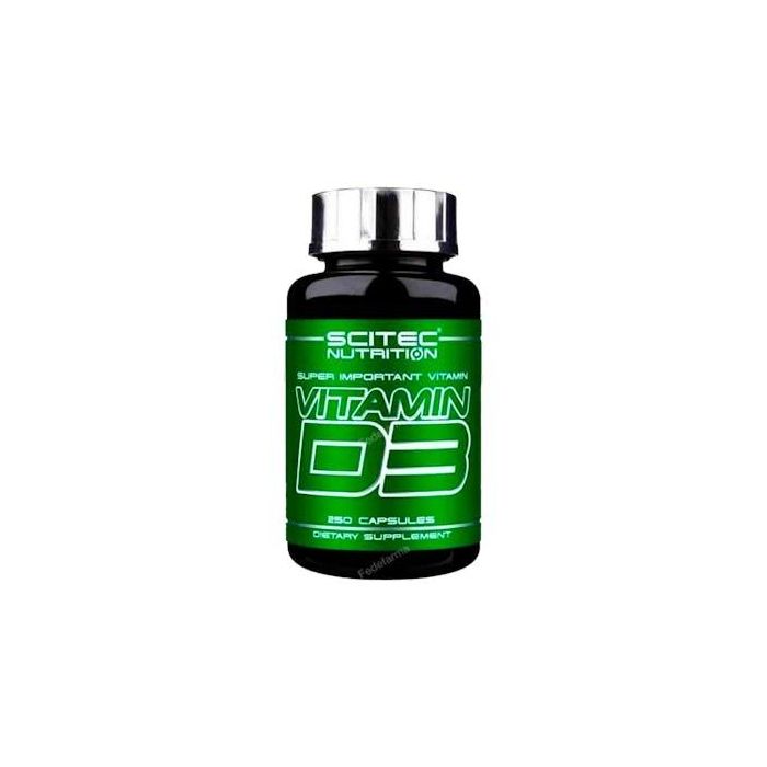 SCITEC NUTRITION Vitamina D3 250 Cápsulas