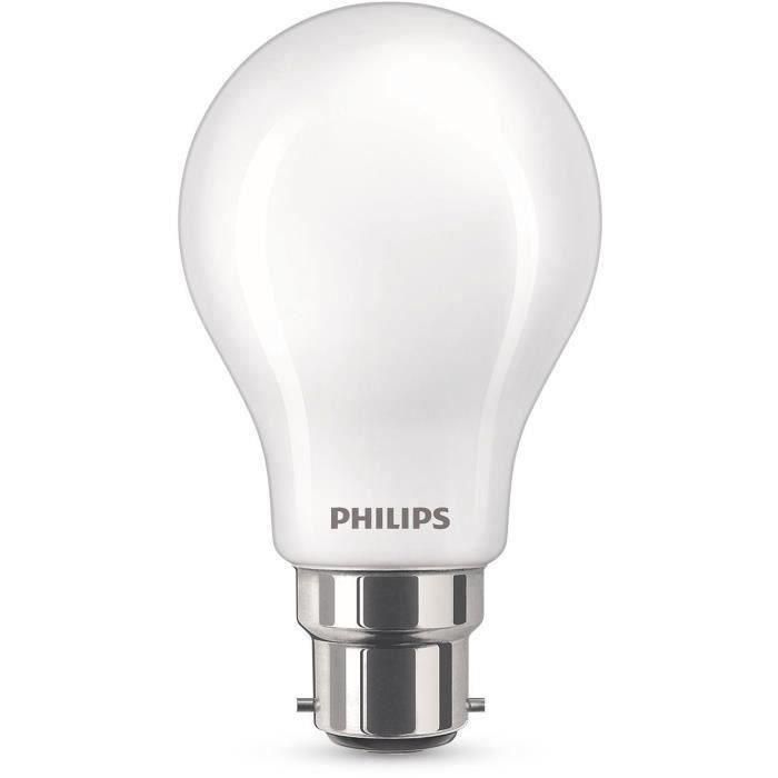Philips Bombilla LED Equivalente 40W B22 Blanco cálido no regulable, vidrio 1 Philips Bombilla LED Equivalente 40W B22 Blanco cálido no regulable, vidrio 1