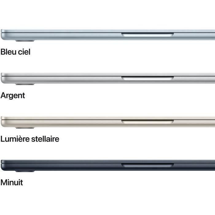 Apple - MacBook Air M4 de 13,6" (2025) - 16 GB de RAM - 512 GB de almacenamiento - CPU de 10 núcleos - GPU de 10 núcleos - Azul cielo 2 Apple - MacBook Air M4 de 13,6" (2025) - 16 GB de RAM - 512 GB de almacenamiento - CPU de 10 núcleos - GPU de 10 núcleos - Azul cielo 2