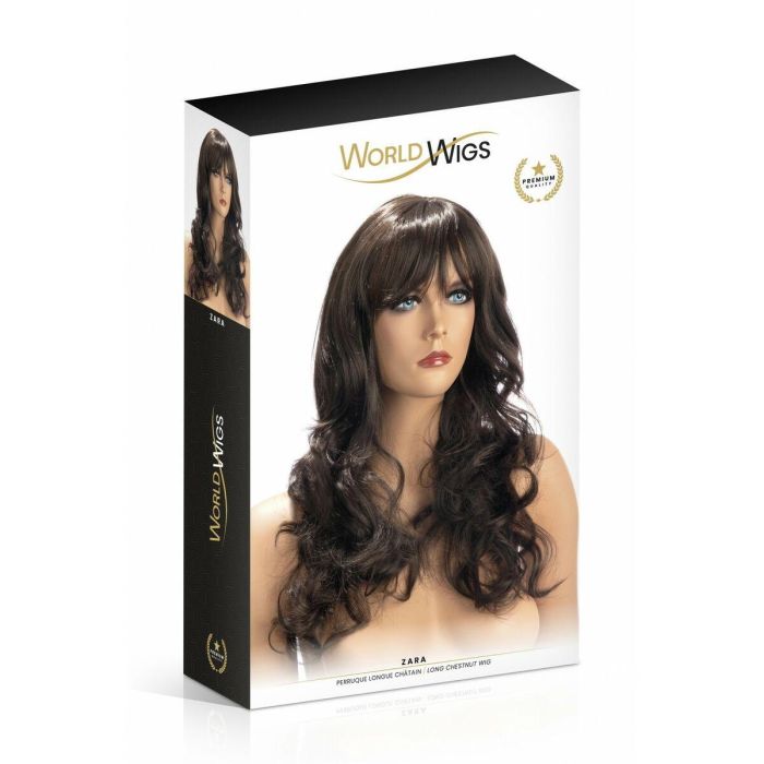 Accesorio Erótico World Wigs Zara Marrón Peluca 1 Accesorio Erótico World Wigs Zara Marrón Peluca 1