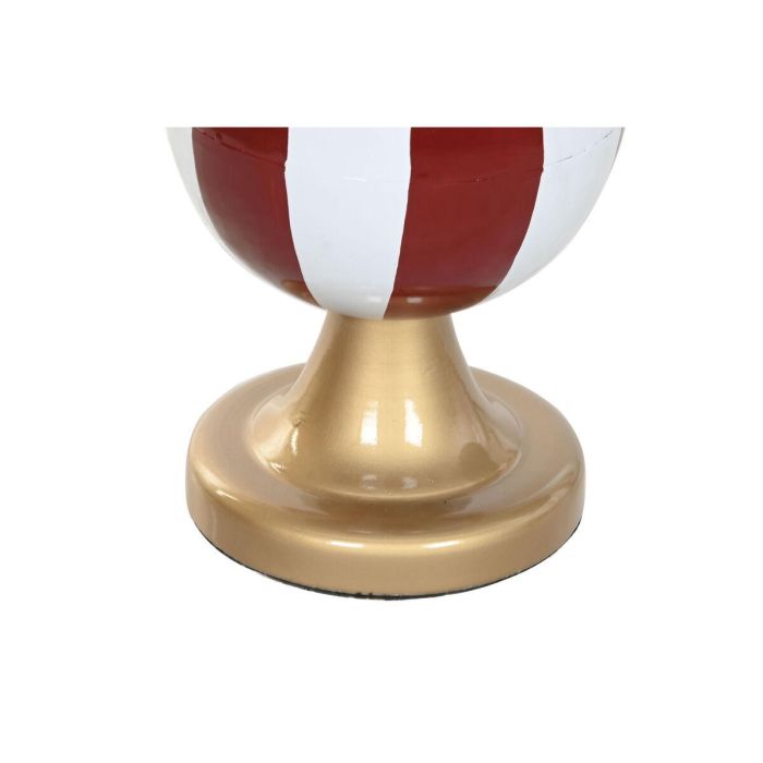 DKD Home Decor Árbol Decorativo de Metal 82.5 cm Alto x 32 cm Ancho, Colores Verde, Rojo, Dorado y Blanco 2