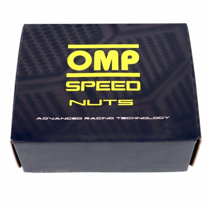 Set Tuercas OMP 7075 40 mm M14 x 1,50 20 uds Oro 1 Set Tuercas OMP 7075 40 mm M14 x 1,50 20 uds Oro 1