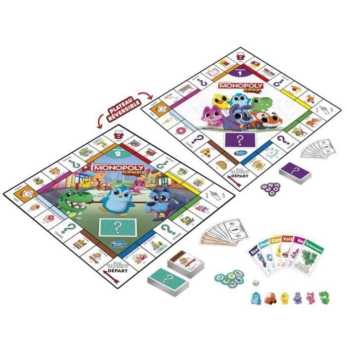 Monopoly Junior 2 en 1 - Juego de mesa para niños 1