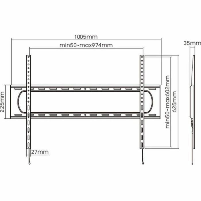 Stell SHO 7220 - Soporte de TV Fijo SLIM de Acero 2 Stell SHO 7220 - Soporte de TV Fijo SLIM de Acero 2