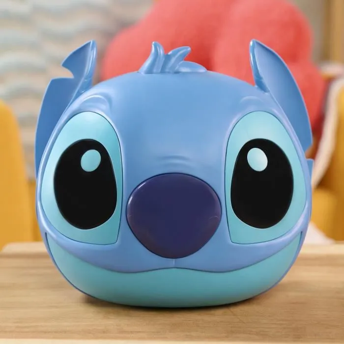 Lilo & Stitch Stitch Surprise Head Juguete Interactivo con 10 Accesorios Ocultos, 23 cm 1