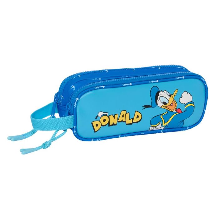 Bolso Escolar Portatodo Safta Doble Donald Duck 60x210x80 mm