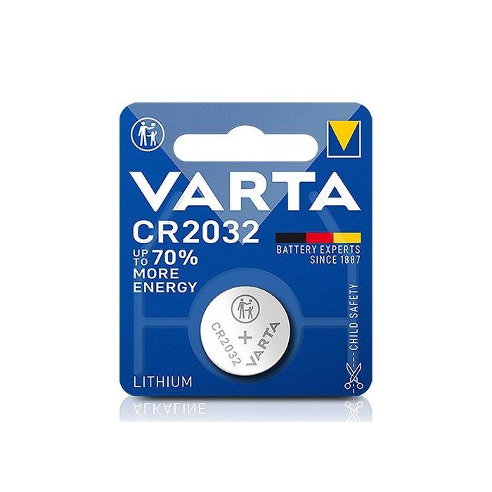 Varta CR2032, Lithium, 3V, 230 mAhSilver 1 Varta CR2032, Lithium, 3V, 230 mAhSilver 1