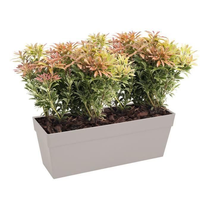 Jardinera ELHO Balcón Loft Urban - 50 cm - Blanco 1