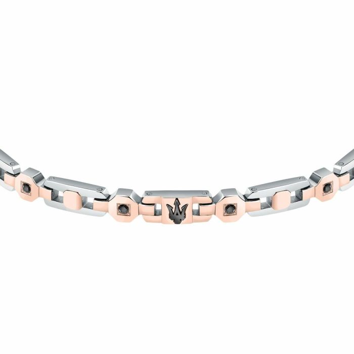 Pulsera Hombre Maserati Acero Inoxidable 21,5 cm Plateado 6