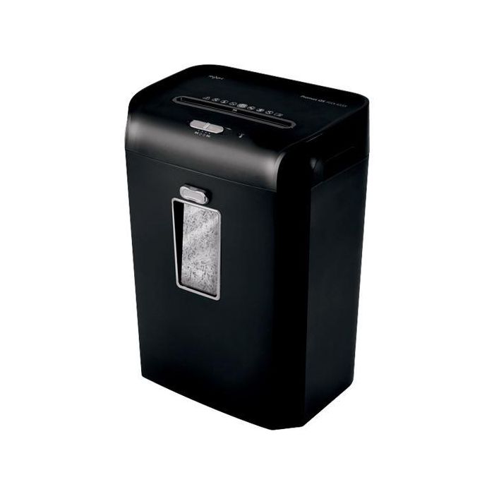 Rexel RSX1035 Destructora de Papel, Corte Partículas 4x40 mm, Nivel Seguridad P-4 DIN, Hasta 10 Hojas, Papelera 35L, Negro