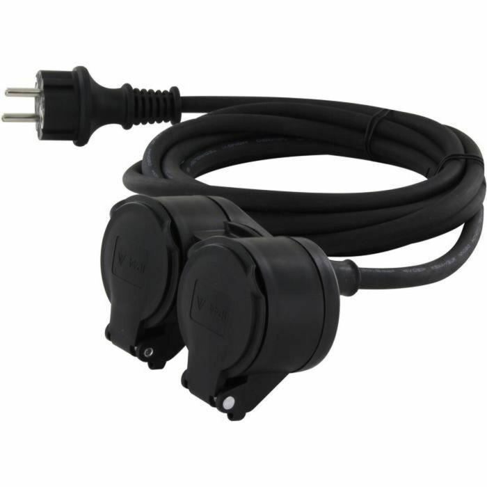 Chacon HO5RR-F 3 X1.5MM2 Cable de Extensión IP44 Doble Cabezal 10m