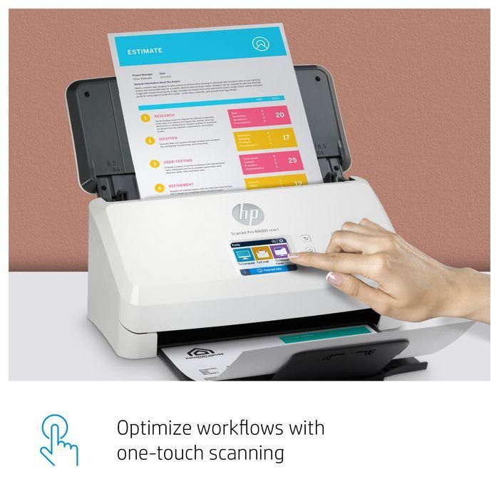 HP ScanJet Pro N4000 snw1 Sheet-feed Scanner 7 HP ScanJet Pro N4000 snw1 Sheet-feed Scanner 7