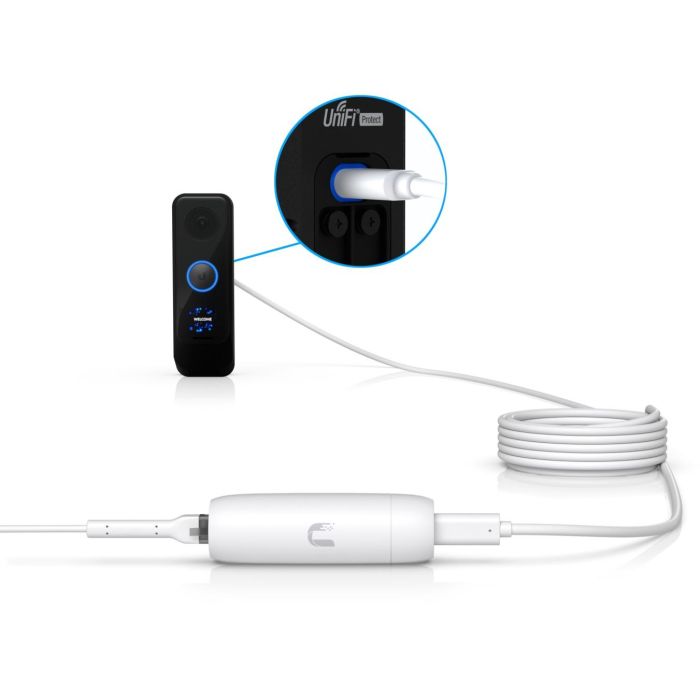 Ubiquiti UACC-Adapter-PoE-USBC Adaptador PoE Blanco 48V 5V 2A 5