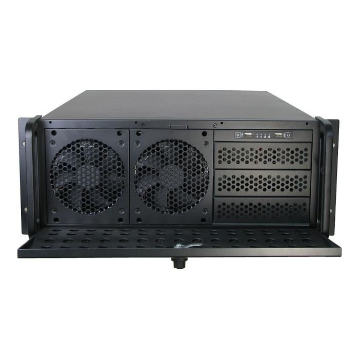 Inter-Tech 4U-4129L Chasis Servidor Rackmount 19" 4U Metálico Plata ATX EATX Micro ATX Acero 2
