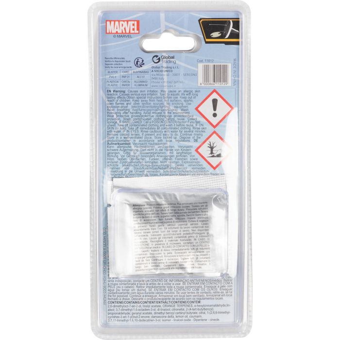 Marvel CZ11012 Ambientador Coche 3D Spiderman Larga Duración Fragancia Colonia 3