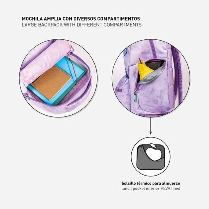 Cerdá Mochila escolar grande Stitch 44 cm 6
