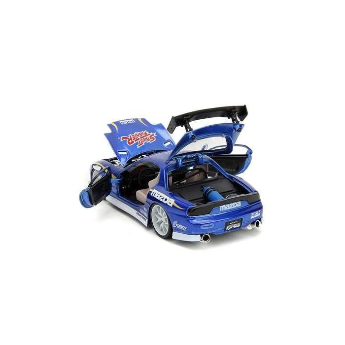 Coche street fighter ii chun-li 1993 mazda rx-7 escala 1:24. incluye figura 13 Coche street fighter ii chun-li 1993 mazda rx-7 escala 1:24. incluye figura 13