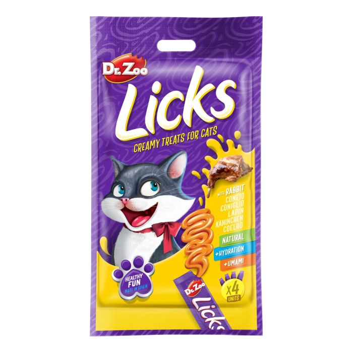 Dr Zoo Licks Gato Conejo 12x4x15 gr