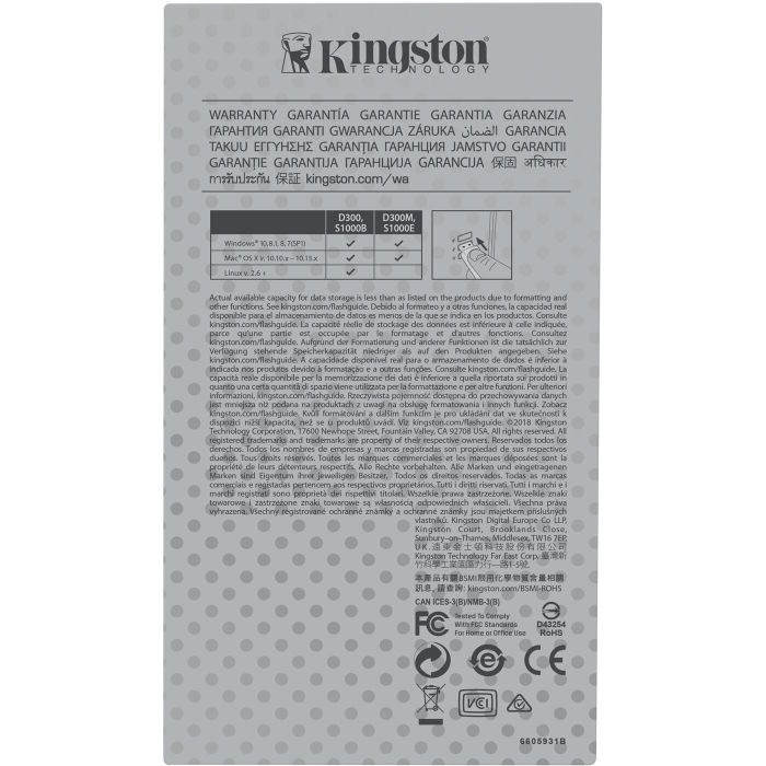 STICK 64GB Kingston IronKey Enterpr S1000 EnCry Lev.3 retail 8