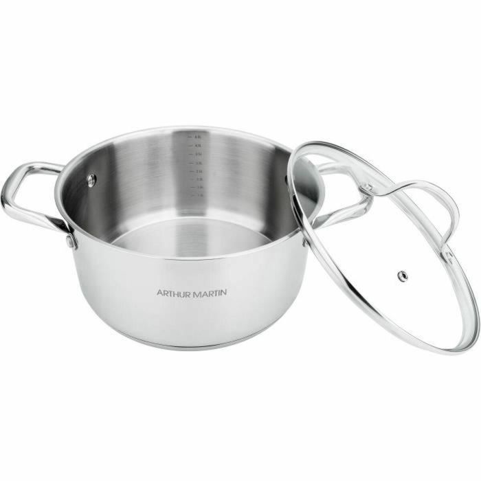 AM0073 Olla Arthur Martin 32 cm con tapa Acero inoxidable Todo tipo de fuegos incluida inducción 4 AM0073 Olla Arthur Martin 32 cm con tapa Acero inoxidable Todo tipo de fuegos incluida inducción 4
