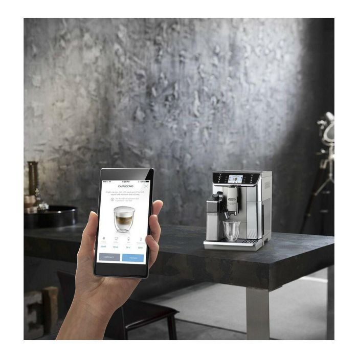 De'Longhi ECAM650.55.MS Cafetera Superautomática Espresso Conectada PrimaDonna Elite - LCD 3.5" - 8 Recetas - Depósito 2L - Gris 3 De'Longhi ECAM650.55.MS Cafetera Superautomática Espresso Conectada PrimaDonna Elite - LCD 3.5" - 8 Recetas - Depósito 2L - Gris 3