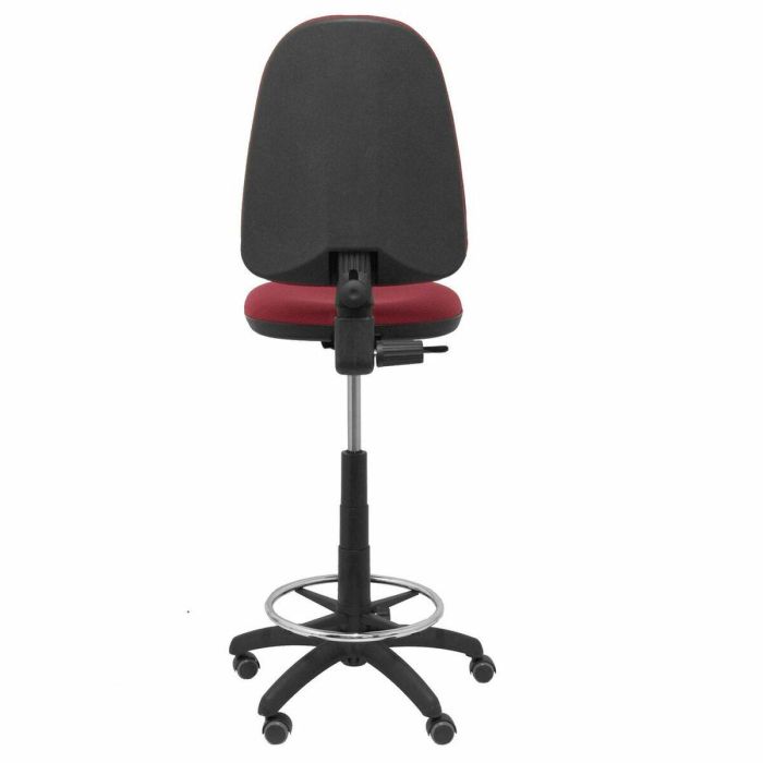 Taburete Ayna bali Piqueras y Crespo T04CP Rojo Granate PVC 1