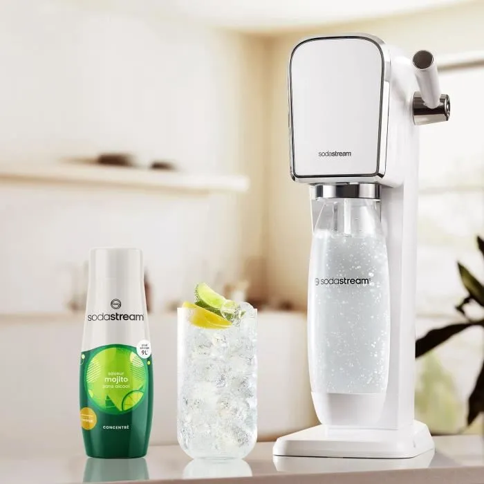 Sodastream 7290116748696 Concentrados de Mojito Sin Alcohol Pack 6 Botellas hasta 54L 440ml