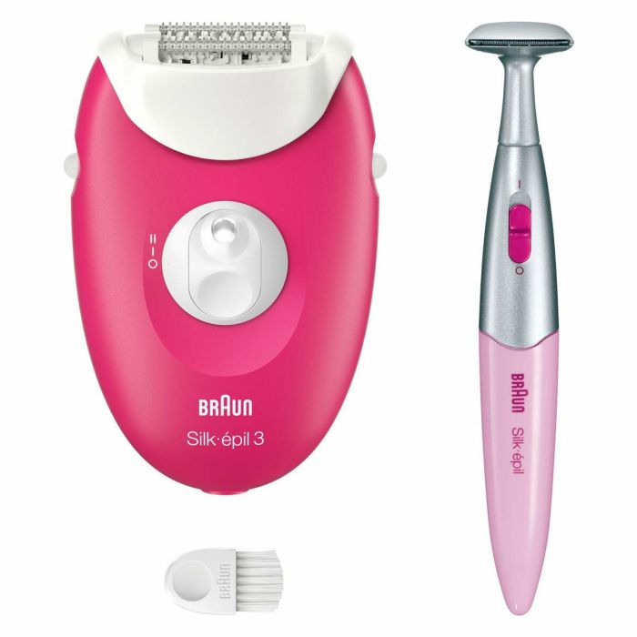 Braun 3-202 Depiladora Eléctrica Silk-épil 3 con 20 Pinzas, Recortadora y Función de Masaje, Color Fruta del Bosque 11 Braun 3-202 Depiladora Eléctrica Silk-épil 3 con 20 Pinzas, Recortadora y Función de Masaje, Color Fruta del Bosque 11