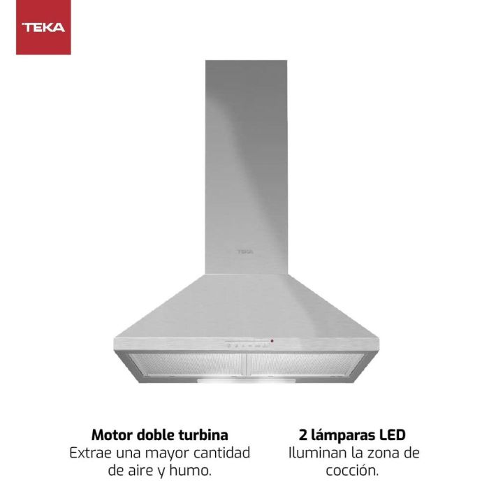 Campana Convencional Teka DBB70 I 70 cm 380 m3/h 60 dB 195W 6
