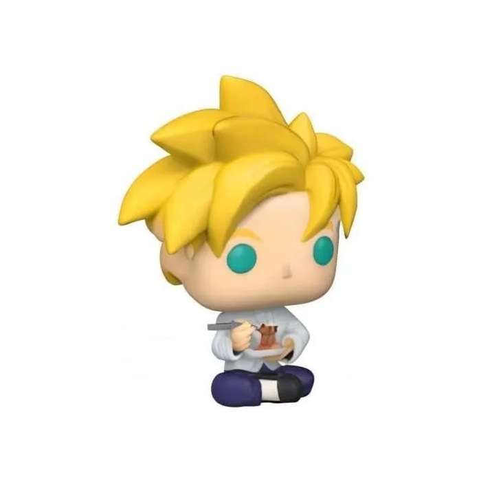 Funko POP Figura Dragon Ball Z Super Saiyan Gohan with Noodles Serie 9 Vinilo 9cm 2