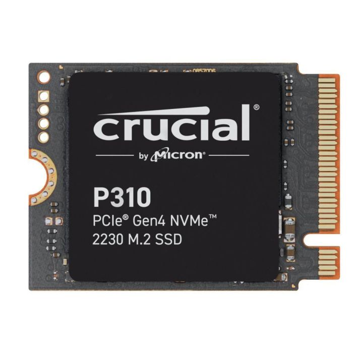 Crucial CT1000P310SSD2 Disco Duro SSD 1TB NVMe PCIe 4.0 M.2 2230 - 6000 MB/s Lectura, 7100 MB/s Escritura Crucial CT1000P310SSD2 Disco Duro SSD 1TB NVMe PCIe 4.0 M.2 2230 - 6000 MB/s Lectura, 7100 MB/s Escritura