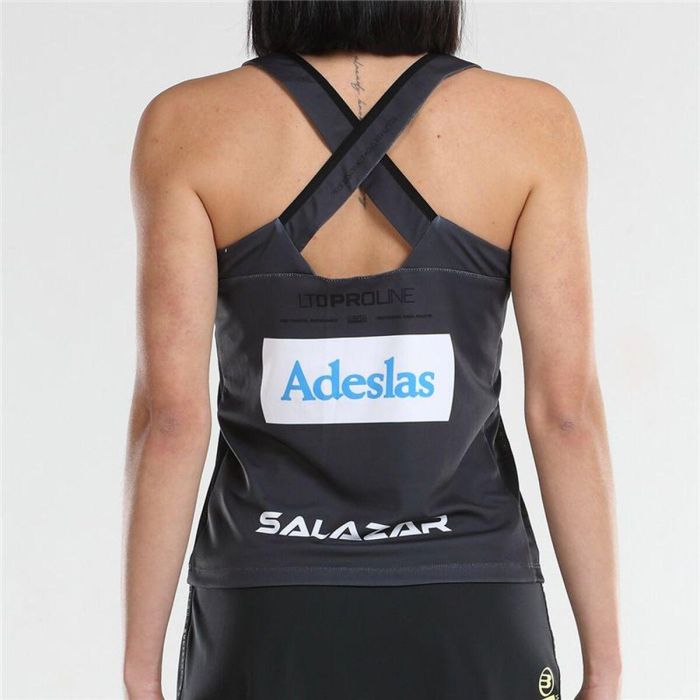 Camiseta para Mujer sin Mangas Bullpadel Orlas Alejandra Salazar Pádel Negro M 3