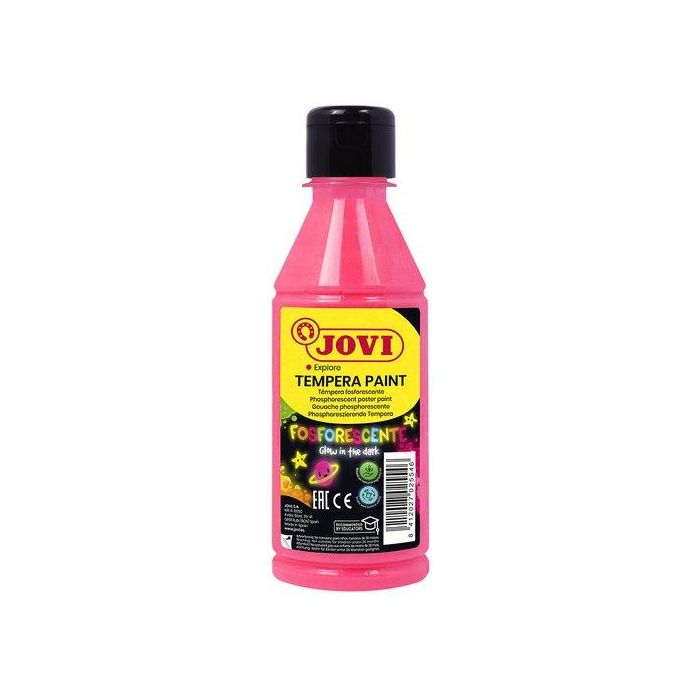 Jovi Témpera Fosforescente Magenta Botella De 250 mL