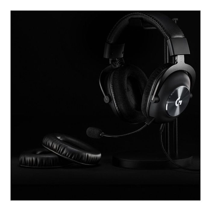 Logitech G Pro X Auriculares Gaming con Micrófono, Jack 3.5/USB, Negros 3