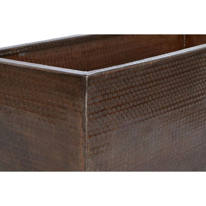 Set de Maceteros Home ESPRIT Dorado Aluminio 100 x 43 x 40 cm 3 Set de Maceteros Home ESPRIT Dorado Aluminio 100 x 43 x 40 cm 3