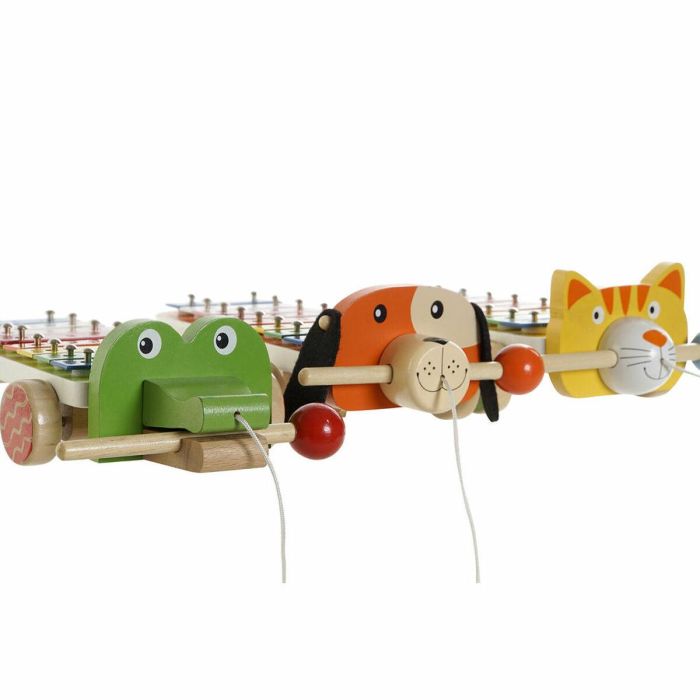 Xilofono Kids DKD Home Decor Multicolor 13.6 x 8.5 x 27 cm (3 Unidades) 2 Xilofono Kids DKD Home Decor Multicolor 13.6 x 8.5 x 27 cm (3 Unidades) 2