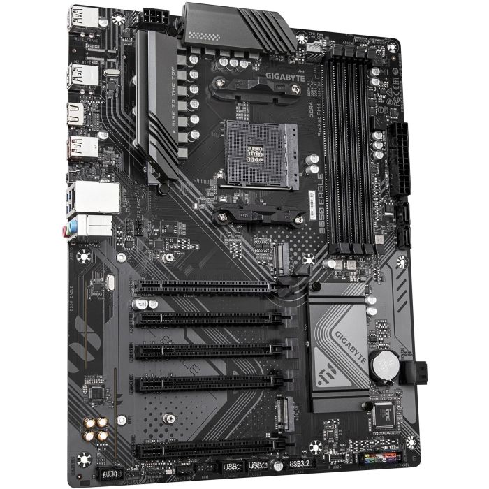 GIGABYTE B550 EAGLE Placa Base ATX AMD B550 Zócalo AM4 Ryzen 3000/4000/5000 DDR4 3200MHz PCIe 4.0 M.2 1GbE VRM 10+3+1 2
