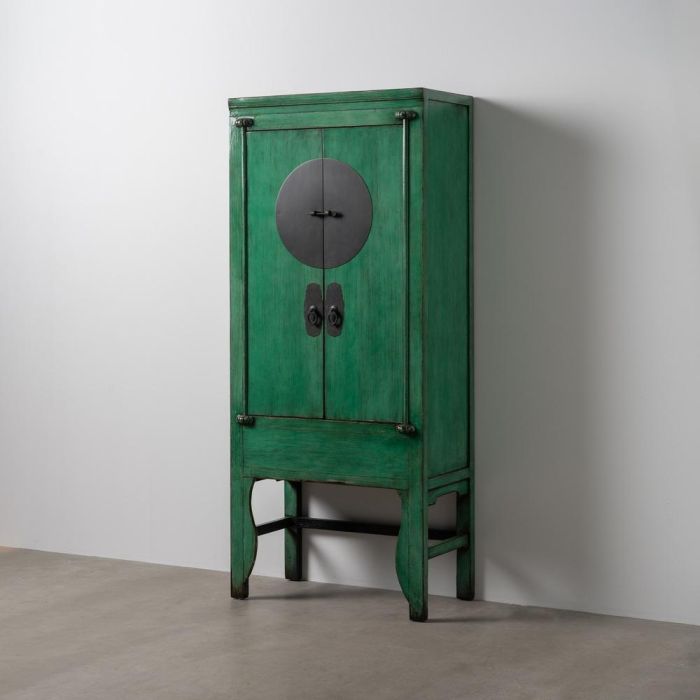 Armario Verde Madera-Mdf 83,50 X 45 X 195 cm