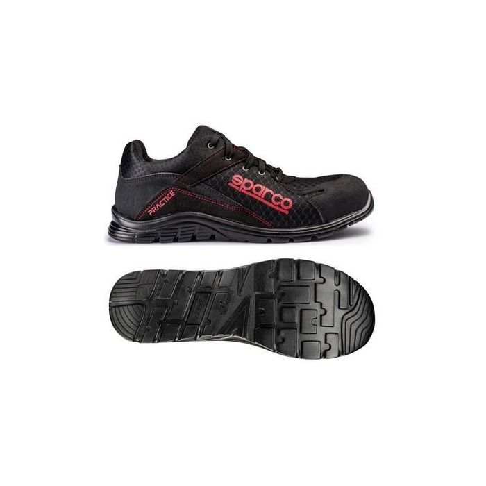 Sparco 0751741NRNR Zapatillas de Seguridad Practice Nigel S1P SRC Puntera Composite Antipinchazos Antiestáticas Negras Talla 41 Sparco 0751741NRNR Zapatillas de Seguridad Practice Nigel S1P SRC Puntera Composite Antipinchazos Antiestáticas Negras Talla 41
