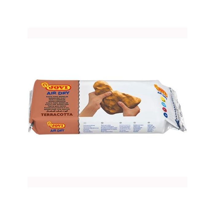 Jovi Air Dry Pastilla De Pasta Modelar Endurece Al Aire 1000 gr Terracota