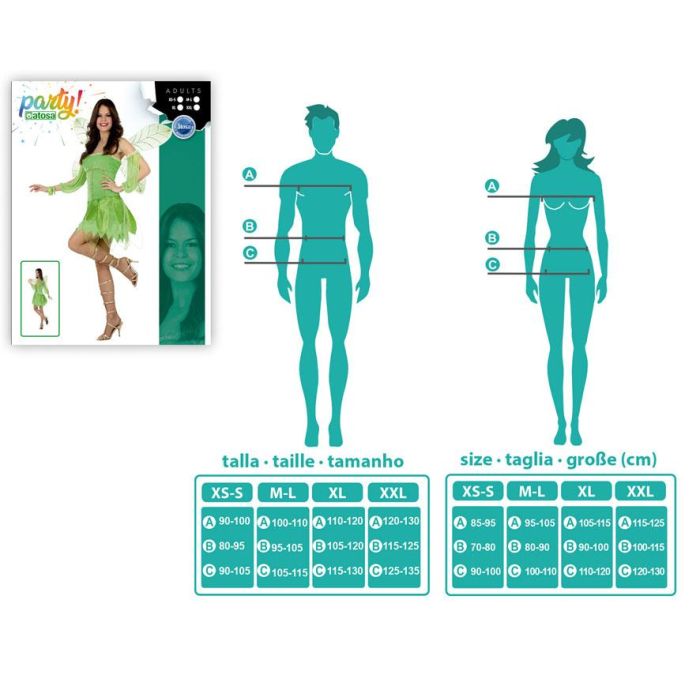 Disfraz Hada Verde Mujer Adulto XL 1 Disfraz Hada Verde Mujer Adulto XL 1