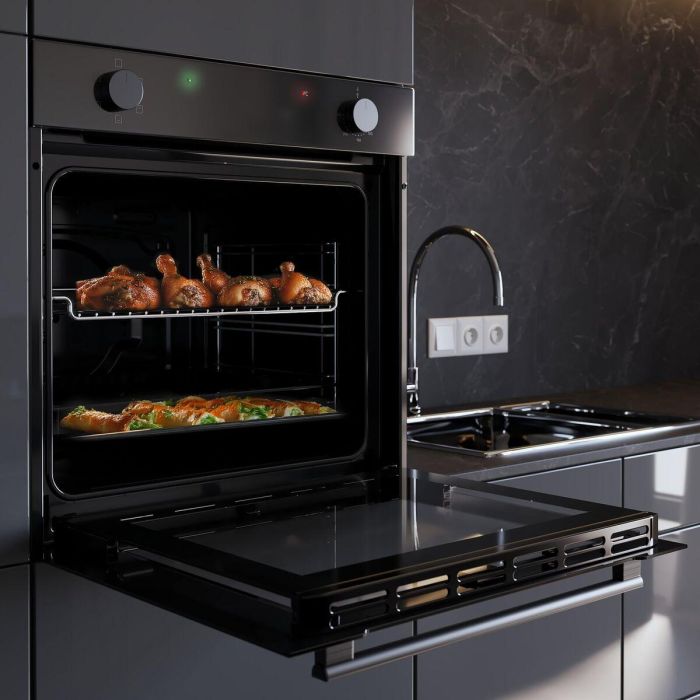 Cecotec Horno Eléctrico Bolero Hexa C126400 Glass Black 80 L 2800 W Clase A 9 Cecotec Horno Eléctrico Bolero Hexa C126400 Glass Black 80 L 2800 W Clase A 9