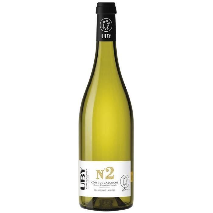 UBY N°2 Chardonnay-Chenin Côtes de Gascogne - Vino blanco del suroeste UBY N°2 Chardonnay-Chenin Côtes de Gascogne - Vino blanco del suroeste
