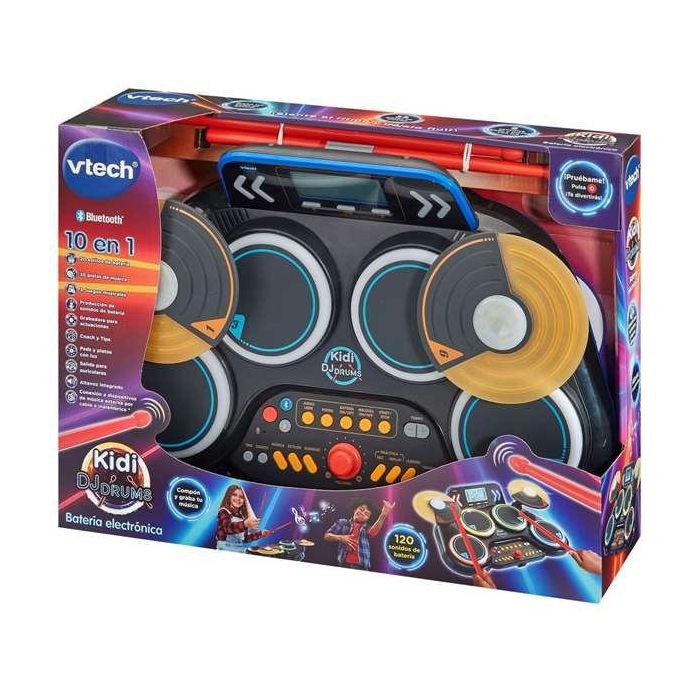 Kidi Dj Drums Batería Electrónica 80-572622 V-Tech 5 Kidi Dj Drums Batería Electrónica 80-572622 V-Tech 5