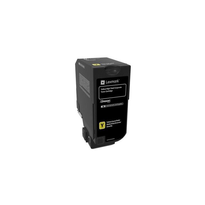 Lexmark 74C2HYE Tóner original amarillo de alto rendimiento (XL) 12.000 páginas para impresoras CS725