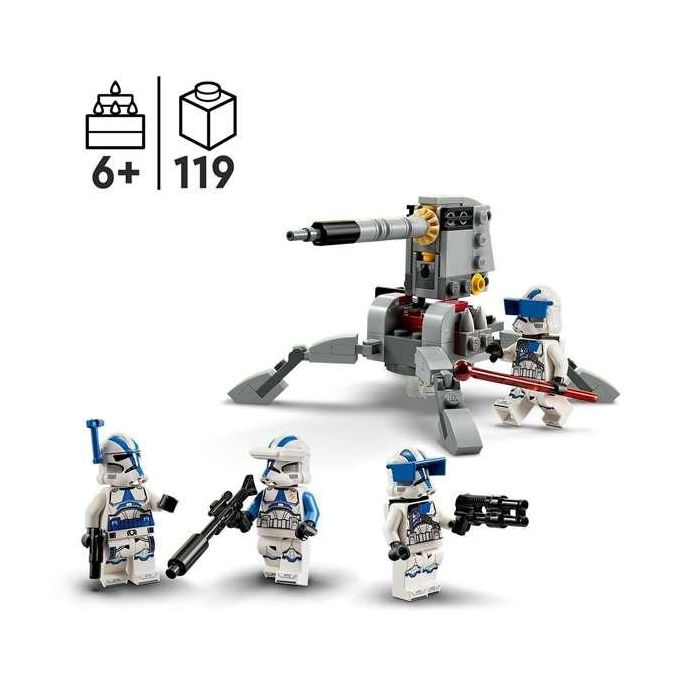 Juego de construccion pack de combate soldados clon de la 501 lego star wars 2 Juego de construccion pack de combate soldados clon de la 501 lego star wars 2