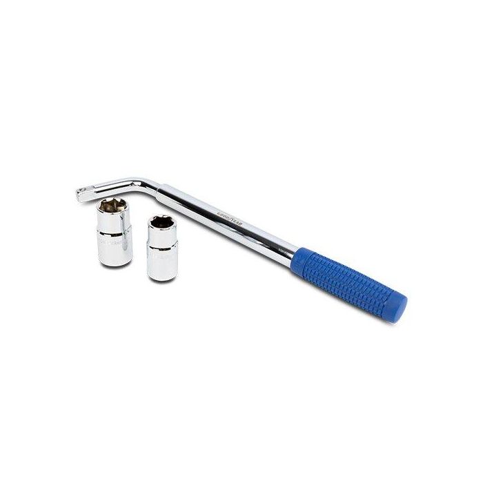 Goodyear Llave Telescopica CS10 GOD4013 Mango Extensible hasta 53 cm Medidas 17/19 mm Acero Carbono 0 Goodyear Llave Telescopica CS10 GOD4013 Mango Extensible hasta 53 cm Medidas 17/19 mm Acero Carbono 0