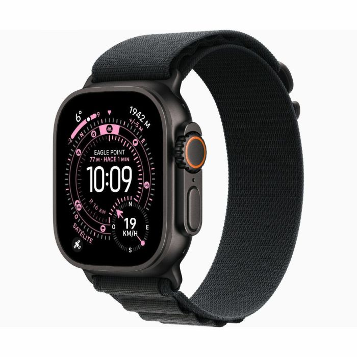 Apple Watch Ultra 3 Titanium Cellular 49mm, Alpine Loop Negro (Talla M)