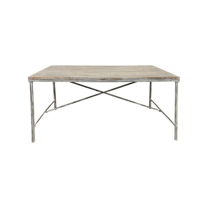 Mesa de Comedor Home ESPRIT Blanco Hierro Madera de mango 160 X 90 X 80 cm